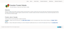 Desktop Screenshot of canadian-forests.com