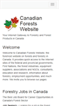Mobile Screenshot of canadian-forests.com